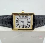 New Style Cartier Tank Solo 27mm Midsize Watch Gold Case